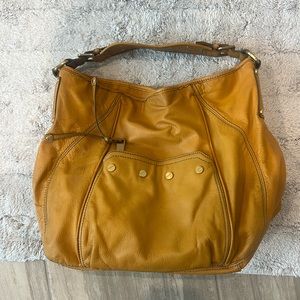 Steve Madden mustard yellow shoulder bag